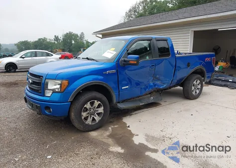 2013 Ford F150 Super Cab из США, поврежденный, VIN 1FTFX1ET6DFA13269